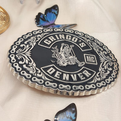 ซื้อ โลโก้ 3 มิติที่กําหนดเอง รถจักรยานยนต์ เข็มขัดโบราณ online manufacture