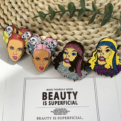 Custom Bulk Metal Cute Cartoons Anime Lapel Pin Badge Soft Hard Enamel Pins with Custom Logo Design