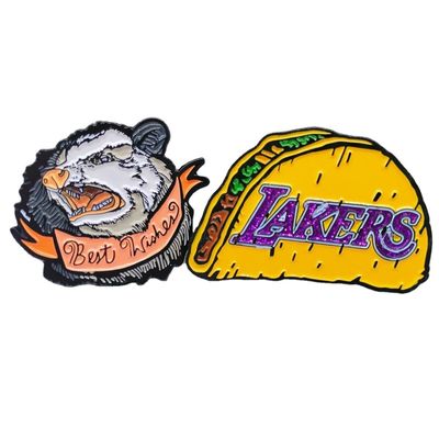Custom Bulk Metal Cute Cartoons Anime Lapel Pin Badge Soft Hard Enamel Pins with Custom Logo Design
