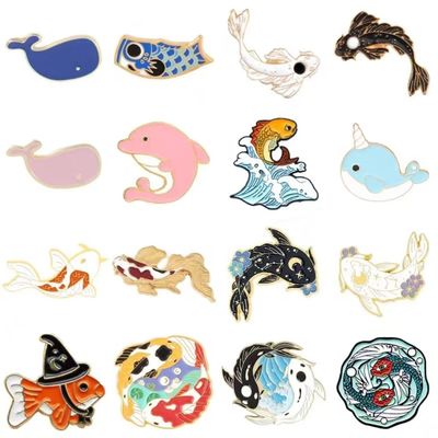 Custom Enamel Pin No Minimum Glitter Brooch Anime Hard Enamel Pin Soft Lapel Badge