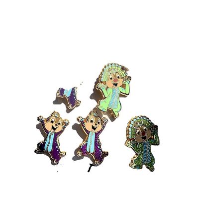 Custom Bulk Metal Cute Cartoons Anime Lapel Pin Badge Soft Hard Enamel Pins with Custom Logo Design
