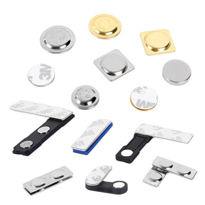 ซื้อ Neodymium Rectangular Badge Magnet Adhesive Custom แม็กเนติก แท็กชื่อ online manufacture
