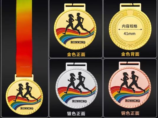 Europe and North America Regional Feature Design Metal Medal with No Minimum Trophies and Die Stamping Process