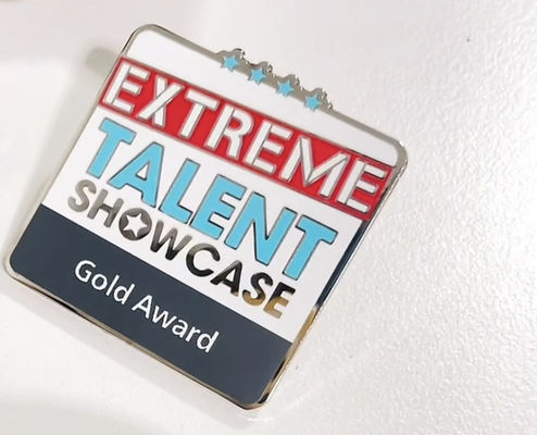Plated Metal Crafts Customized Hard Enamel Lapel Pin Business Gifts Metal Logo Design Pins For Clothes