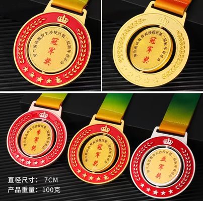 Medals Manufacturer Wholesale Design Zinc Alloy Metal 3D Gold Award Sports Medals Custom Sports Medal