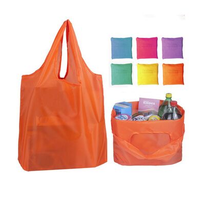ราคาดี Wholesale Polyester Foldable Shopping Bag - Lightweight Reusable Grocery Bag Custom Logo for Supermarket ออนไลน์