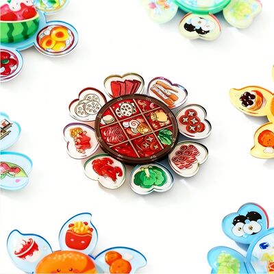 ซื้อ Promotional Acrylic Fridge Magnet Custom Tourism Souvenirs Magnet Anime Acrylic Spinning Magnet Wholesale online manufacture