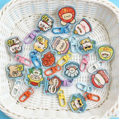 ซื้อ DIY Cute Cartoon Keychain ผง UV Custom Print บนอะคริลิคโปร่งหลายขนาด online manufacture
