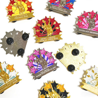 ซื้อ ปิ้นเลปเปิ้ลแอนมิลแข็งหรืออ่อนแบบกําหนดเอง พร้อมกระจ่างกระจ่าง พิมพ์ UV และโลโก้การ์ตูนอานิเมะน่ารัก online manufacture