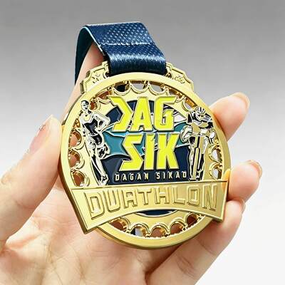 ซื้อ Marathon Medal Custom 3D Zinc Alloy Running Race With Ribbon OEM Wholesale online manufacture