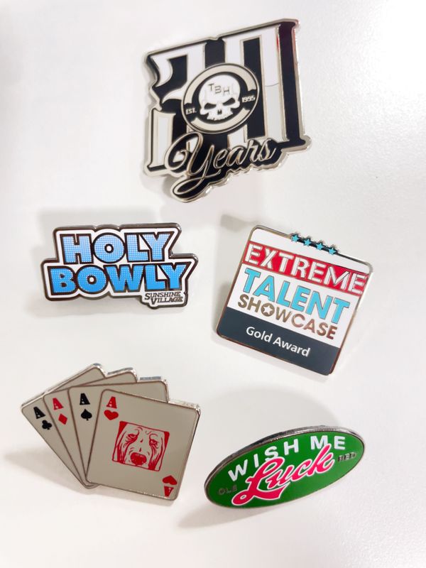 Plated Metal Crafts Customized Hard Enamel Lapel Pin Business Gifts Metal Logo Design Pins For Clothes