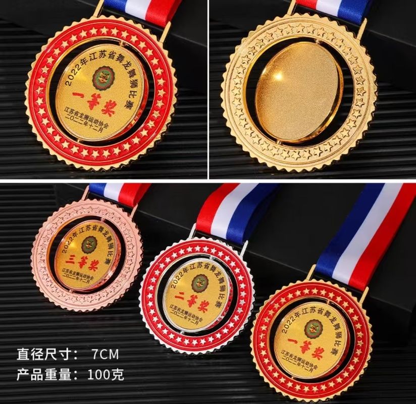 Medals Manufacturer Wholesale Design Zinc Alloy Metal 3D Gold Award Sports Medals Custom Sports Medal