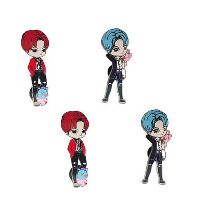 การออกแบบตามความต้องการ แข็งแกร่งเอ็มนาเมล สังกะสีเหล็กสกัดเหล็ก แบดจ์ แลปเปิล ปินสําหรับความเป็นตัวตนและตกแต่ง