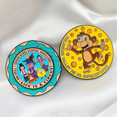 UV Printing Custom Logo Cute Enamel Pins ทองเหลืองทองเหลืองทองเหลืองทองเหลืองทองเหลือง