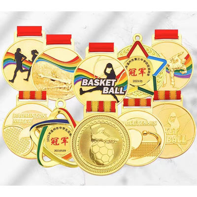 ราคาดี  Manufacturer Custom Gold Silver Finisher Medal Marathon 5K / 10K Running Cycling Track Field Medals Karate Sports Metal Medal ออนไลน์