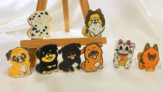 โลหะเคลือบงานอาชีพที่กําหนดเอง แข็งแกร่งแอมเมล Lapel Pin ของขวัญธุรกิจ โลหะโลโก้ออกแบบ Pin สําหรับเสื้อผ้า