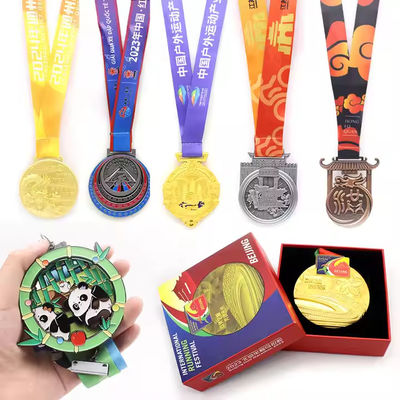 ขายปลีก คุณภาพดี ออกแบบของคุณเอง สับสนธิซิงก์ 3 มิติ ทองรางวัล วิ่งเหรียญ