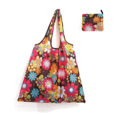 ราคาดี กระเป๋าโท้ตพิมพ์ลายแบบกำหนดเอง - กระเป๋าโพลีเอสเตอร์รีไซเคิลแบบพับได้, กระเป๋าช้อปปิ้งหลากสีสันและโปรโมชั่น ออนไลน์