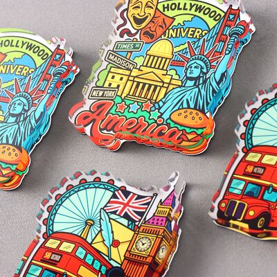 Promotional Custom Acrylic Magnets – Anime Design Fridge Magnets Printed for Wholesale Souvenir & Gift