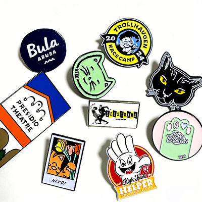 ราคาดี รับป้ายสัญลักษณ์แบบโบราณ โกลด์เมล สปิ้นด้วยโลโก้ตัดอ่อนหรือแข็งสําหรับบรูช ออนไลน์