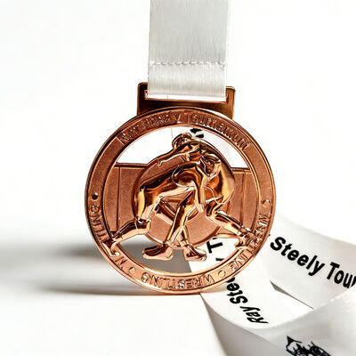 Custom zinc alloy medals are perfect high quality sports trophies and gymnastics awards for competitions.