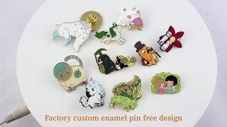 คุณภาพสูง Rude Hype BEAST Tiger Lion สัตว์ย้อมโลหะเคลือบ Pins