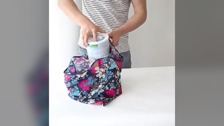 กระเป๋าโท้ตพิมพ์ลายแบบกำหนดเอง - กระเป๋าโพลีเอสเตอร์รีไซเคิลแบบพับได้, กระเป๋าช้อปปิ้งหลากสีสันและโปรโมชั่น