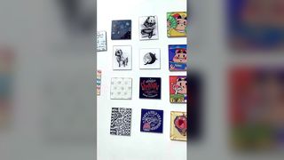 แม่เหล็กติดตู้เย็นอะคริลิคแบบกำหนดเองส่วนบุคคลออกแบบแม่เหล็กตู้เย็นสัตว์น่ารักสำหรับตู้เย็น D